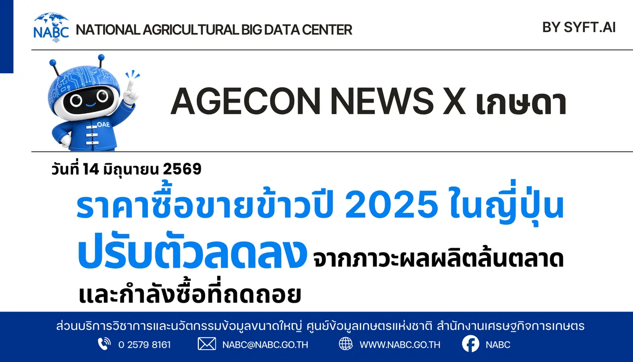 AGECON NEWS X เกษดา | 18 มิถุนายน 2569