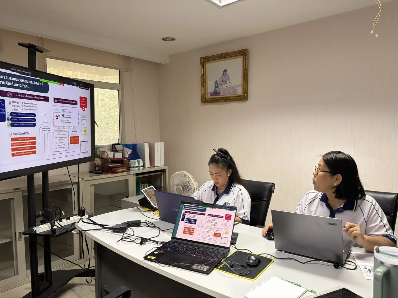 ศูนย์ข้อมูลเกษตรแห่งชาติ ร่วมชี้แจงและสอนการใช้งานระบบ Social Listening ในการประชุมคณะทำงานพัฒนาคุณภาพการบริหารจัดการภาครัฐ (Working Team) วาระพิเศษ